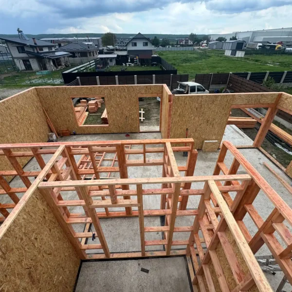 Casa Pe Structura Din Lemn Si Panouri SIP HappySIp Arges 7